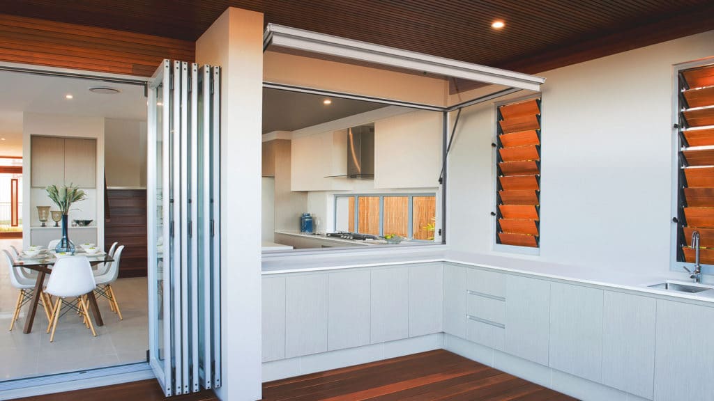 Gas Strut Servery Windows